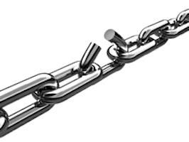 a chain is as strong as its weakest link